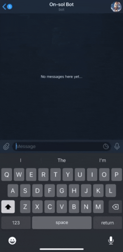 Telegram Bot Interface